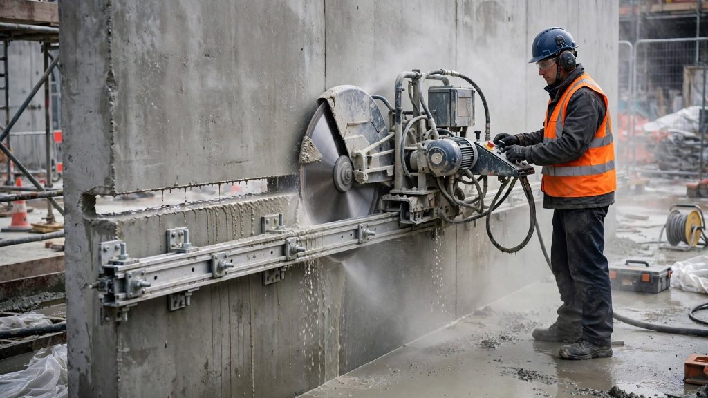 How Wall Sawing Creates Precise Openings in Concrete